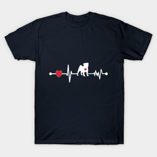 Bulldog Heartbeat T-Shirt
